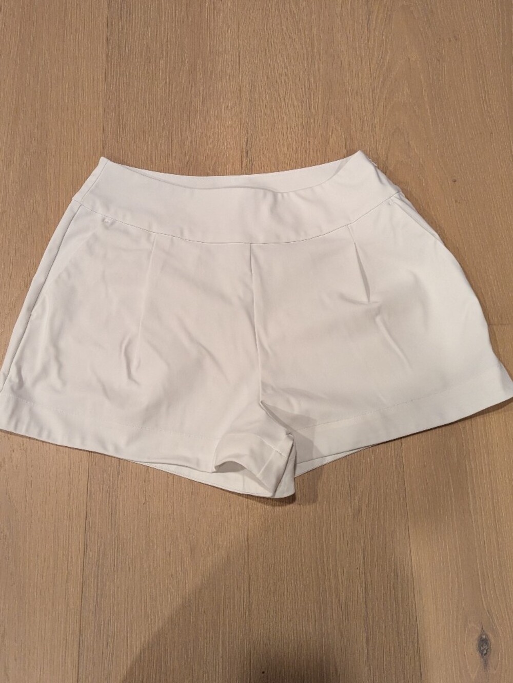 White Women's Active Shorts